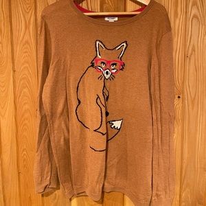 Old navy fox with glasses sweater 🦊